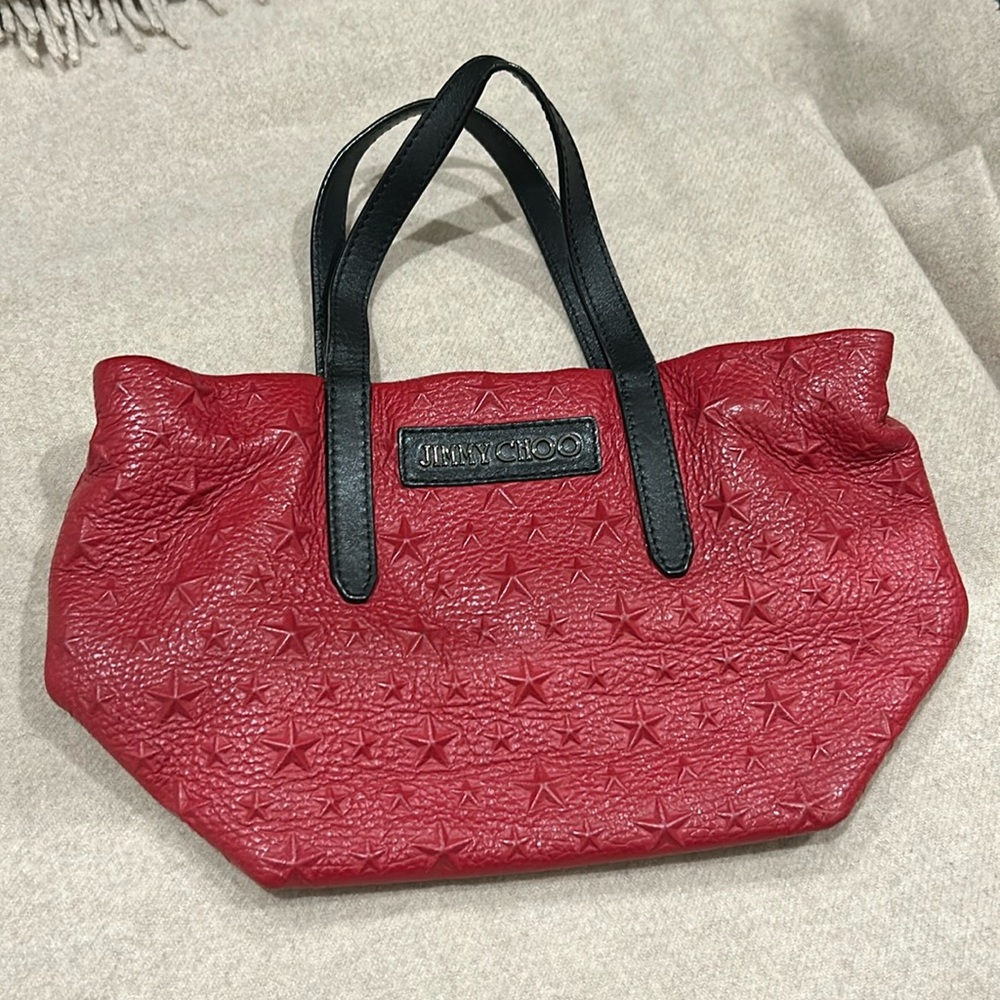 Jimmy Choo Red leather purse